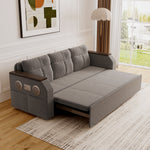 Load image into Gallery viewer, 83'' Modern Convertible Sofa Bed with Storage Contemporary Upholstered Sleeper Sofa