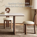 Load image into Gallery viewer, 62.9'' Dining Table Modern Design Elegant Appearance Spacious Surface for Dining and Gathering