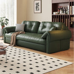 Load image into Gallery viewer, Contemporary Faux Leather Sofa Bed Sleeper Sofa with Hidden Storage & Metal Frame