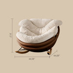 Load image into Gallery viewer, Modern Rocking Chair Plush Comfort Ergonomic Design Durable Wooden Base for Relaxation