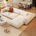 Load image into Gallery viewer, Modern Double-Sided Sectional Sofa in Skin-Friendly Cat-Scratch Fabric with Latex Support