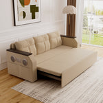 Load image into Gallery viewer, 83'' Modern Convertible Sofa Bed with Storage Contemporary Upholstered Sleeper Sofa