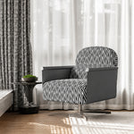 Load image into Gallery viewer, Modern Geometric Pattern Lounge Chair for Living Room
