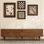 Load image into Gallery viewer, Wooden entertainment console with Cable Management Port