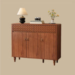 Load image into Gallery viewer, 47.2'' Modern Wooden Shoe Cabinet Entryway Storage Cabinet with Textured Drawers & Doors