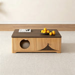 Load image into Gallery viewer, Modern Wooden Pet Friendly Storage Cabinet Coffee Table and TV Stand Set with Multi Functional Design