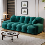 Load image into Gallery viewer, Modern Tufted Velvet Sofa Bed Convertible Sleeper Couch