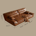Load image into Gallery viewer, Modern Faux Leather Foldable Sofa Bed Minimalist Comfort for Contemporary Living