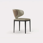 Load image into Gallery viewer, Modern Upholstered Dining Chair with Sculptural Curved Backrest 1 Piece
