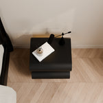 Load image into Gallery viewer, Modern Nightstand with Scratch-Resistant Leather & Smart Sensor Lighting