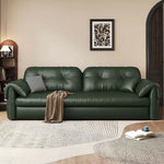 Load image into Gallery viewer, Contemporary Faux Leather Sofa Bed Sleeper Sofa with Hidden Storage & Metal Frame