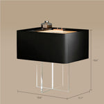 Load image into Gallery viewer, Smart Nightstand with Transparent Acrylic Legs and Motion Sensor LED Light