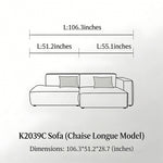 Load image into Gallery viewer, Modern Modular Washable Fabric Sectional Sofa