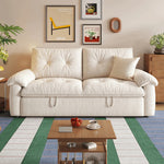 Load image into Gallery viewer, Modern Convertible Sofa Bed Tufted Fabric Sleeper Sofa Space Saving Pull Out Couch Description