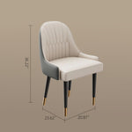 Load image into Gallery viewer, Modern Luxury Dining Set Sculptural Wood & Marble-Effect Table × White-and-Gold Buffet Cabinet