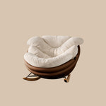 Load image into Gallery viewer, Modern Rocking Chair Plush Comfort Ergonomic Design Durable Wooden Base for Relaxation