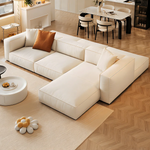 Load image into Gallery viewer, Modern Double-Sided Sectional Sofa in Skin-Friendly Cat-Scratch Fabric with Latex Support