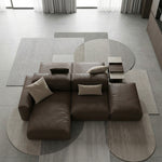 Load image into Gallery viewer, Modern Modular Top-Grain Leather Sectional Sofa