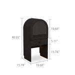 Load image into Gallery viewer, Modern Arched Pet Storage Cabinet Cat House Feeding Station Multi Functional Storage Unit
