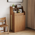 Load image into Gallery viewer, 69" Rattan Cabinet Murphy Dining Table Set with USB Charging