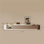 Load image into Gallery viewer, Modern Extendable TV Cabinet with Rounded Edges 3-Drawer Storage