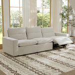 Load image into Gallery viewer, 115.35'' CloudLuxe Power Reclining 3-Seat Sofa Linen Fabric Cloud Comfort