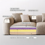 Load image into Gallery viewer, Modern Chenille Sofa Deep Seat Removable Cover Lounge Couch