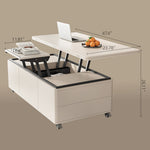 Load image into Gallery viewer, Multifunctional Lift-Top Coffee Table 2-in-1 Dining and Work Desk for Small Spaces