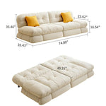 Load image into Gallery viewer, Modern Convertible Sofa Bed with Storage Drawers