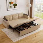 Load image into Gallery viewer, 83'' Modern Convertible Sofa Bed with Storage Contemporary Upholstered Sleeper Sofa