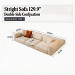 Load image into Gallery viewer, Modern Double-Sided Sectional Sofa in Skin-Friendly Cat-Scratch Fabric with Latex Support