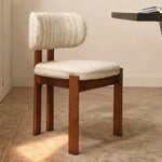 Load image into Gallery viewer, Set of 2 Modern Scandinavian Fabric Dining Chairs with Solid Wood Frame