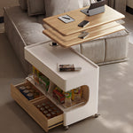 Load image into Gallery viewer, Modern Multi-Functional Coffee Table with Foldable Lift-Top Rotatable & Extendable Design