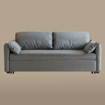Load image into Gallery viewer, 70.8'' Pull-Out Sofa Bed with Casters Modern Convertible Couch for Small Spaces