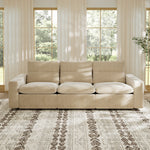 Load image into Gallery viewer, 115.35'' CloudLuxe Power Reclining 3-Seat Sofa Linen Fabric Cloud Comfort