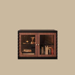 Load image into Gallery viewer, Modular Wooden TV Stand Set Optional Combination Media Console with Storage Cabinets