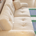 Load image into Gallery viewer, Modern Convertible Sofa Bed Tufted Fabric Sleeper Sofa Space Saving Pull Out Couch Description