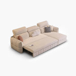 Load image into Gallery viewer, Modern Velvet Sofa Bed with USB Charging & Storage Chaise Convertible Sleeper Couch