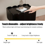 Load image into Gallery viewer, Art-Inspired Smart Nightstand with Curved Design and Motion Sensor LED Light