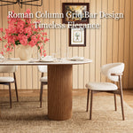 Load image into Gallery viewer, 62.9''/70.8''Modern Oval Dining Table Timeless Elegance Meets Lasting Craftsmanship