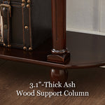 Load image into Gallery viewer, Solid Wood Classic Entryway Console Table with Drawers and Lower Shelf