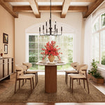 Load image into Gallery viewer, 62.9''/70.8''Modern Oval Dining Table Timeless Elegance Meets Lasting Craftsmanship