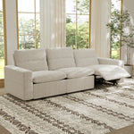Load image into Gallery viewer, 115.35'' CloudLuxe Power Reclining 3-Seat Sofa Linen Fabric Cloud Comfort