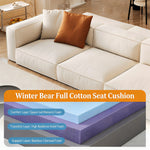 Load image into Gallery viewer, Modern Double-Sided Sectional Sofa in Skin-Friendly Cat-Scratch Fabric with Latex Support