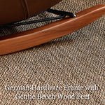 Load image into Gallery viewer, Modern Rocking Chair Plush Comfort Ergonomic Design Durable Wooden Base for Relaxation