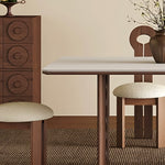 Load image into Gallery viewer, 62.9'' Dining Table Modern Design Elegant Appearance Spacious Surface for Dining and Gathering
