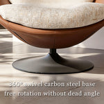 Load image into Gallery viewer, Modern Oversized Swivel Lounge Chair with Plush Cushion and Wraparound Backrest
