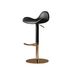 Load image into Gallery viewer, 1-Piece Modern Adjustable Swivel Bar Stool with Faux Leather Seat Chrome Base
