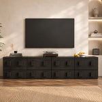 Load image into Gallery viewer, Retro Wood Bedside Table with Drawers for Bedroom
