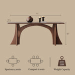 Load image into Gallery viewer, Dining Table Stone-Look Ceramic Top Solid Wood Base Modern Minimalist Design
